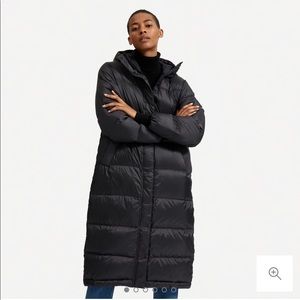 Everlane Re:Down sleeping bag puffer coat black